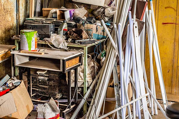 decluttered garage after professional junk removal services in Sarasota, FL